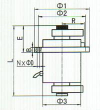 立式振動(dòng)電機外形圖