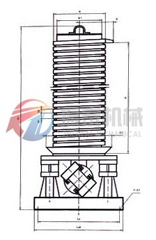 垂直振動(dòng)提升機外形尺寸