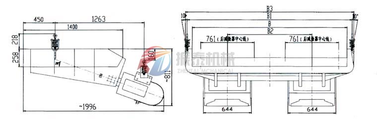 電磁振動(dòng)給料機外形尺寸