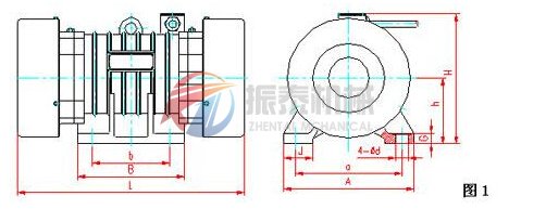 YZU振動(dòng)電機外形圖